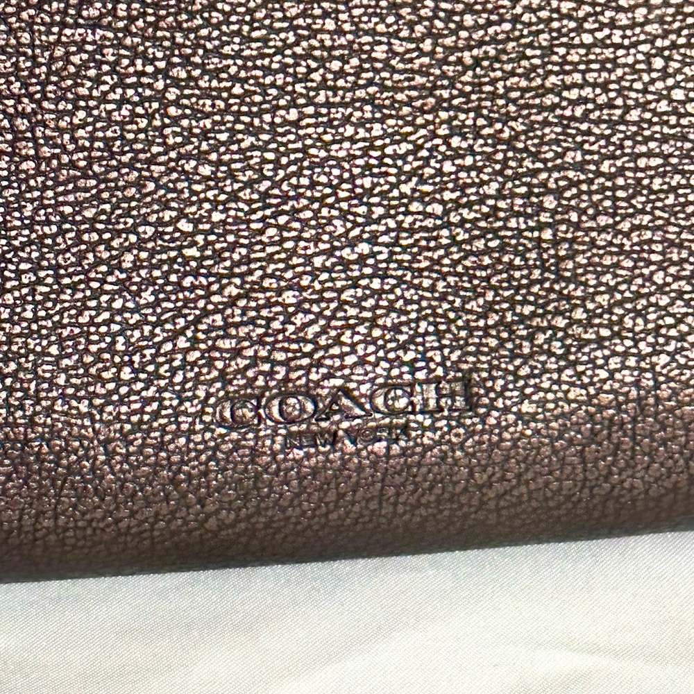 Stunning Coach Ryder Metallic purse and Accordian Zip Wallet - Picture 13 of 14
